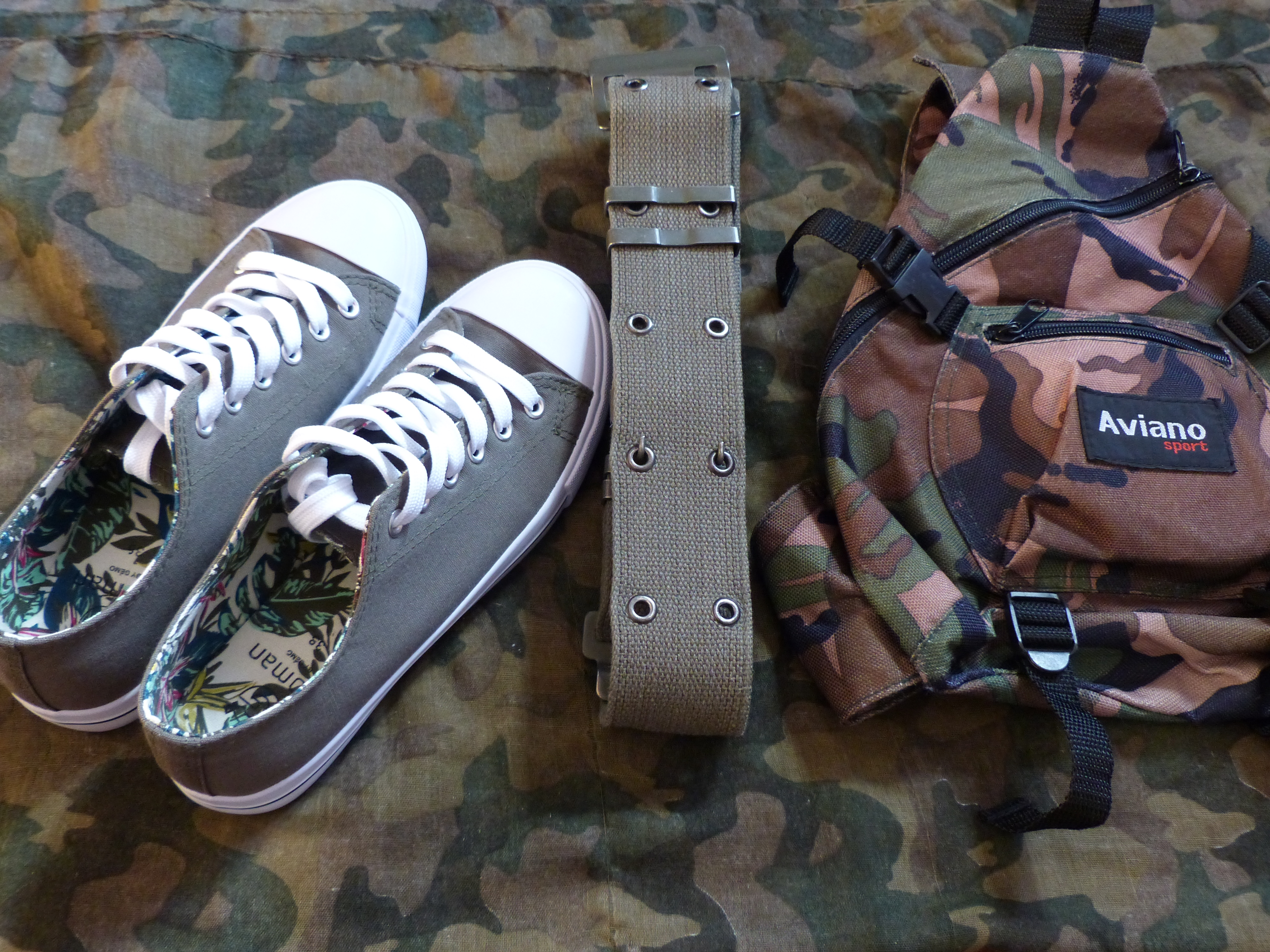 En mode camouflage