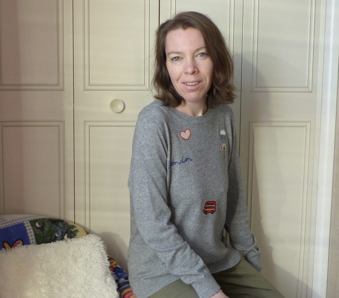 Direction Londres avec mon pull Boden
